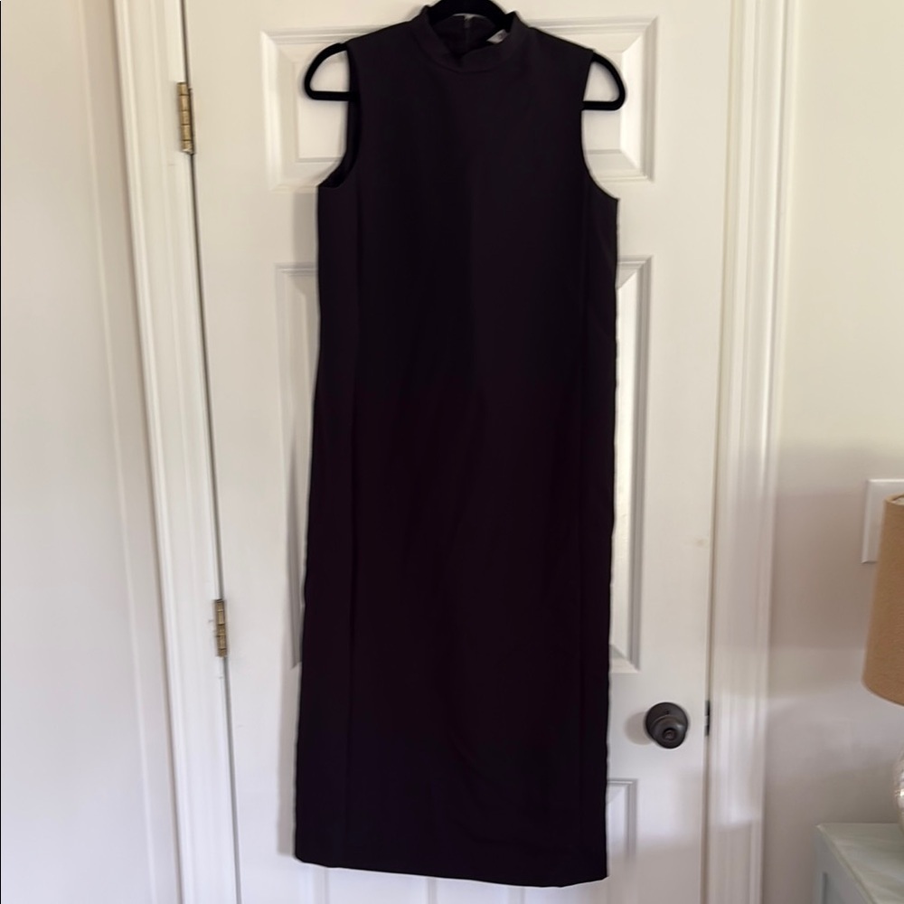 Zara Black Sleeveless Sheath Dress size Medium
